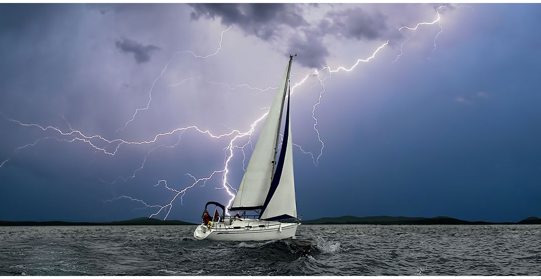 Sailboat lightning